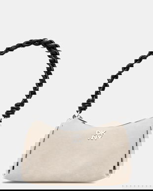 Dkny poșetă REMY culoarea bej, R533ME54