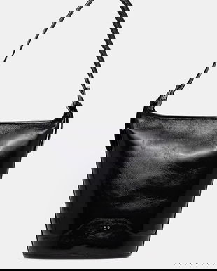 IRO poșetă de piele WM44ZYKECR culoarea negru, ZYKECR