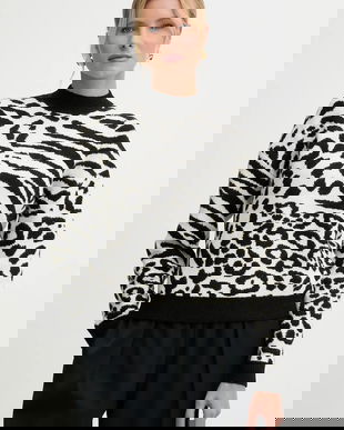 Morgan pulover culoarea bej, cu turtleneck, MFELIXA