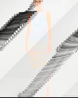 Missoni rochie culoarea gri, maxi, mulată, DS25WG3O.BK01FJ