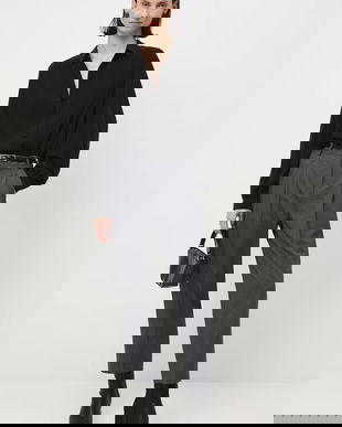 Medicine pantaloni culoarea gri