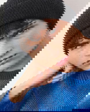 Medicine căciulă din lână merino culoarea gri