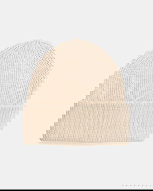 Medicine caciula din amestec de lana culoarea bej