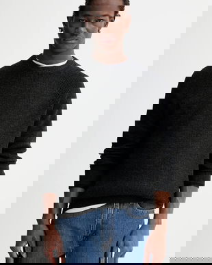 Marc O'Polo pulover din amestec de lână culoarea negru, light, 531516060208