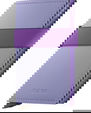 Secrid portofel de piele MATTE culoarea violet