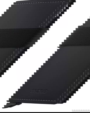 Secrid portofel de piele MATTE culoarea negru