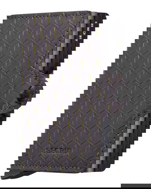 Secrid portofel de piele OPTICAL culoarea gri