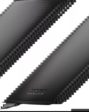 Secrid portofel de piele DUSK culoarea negru