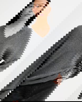 Marc O'Polo pulover din amestec de lână culoarea gri, 510609060235