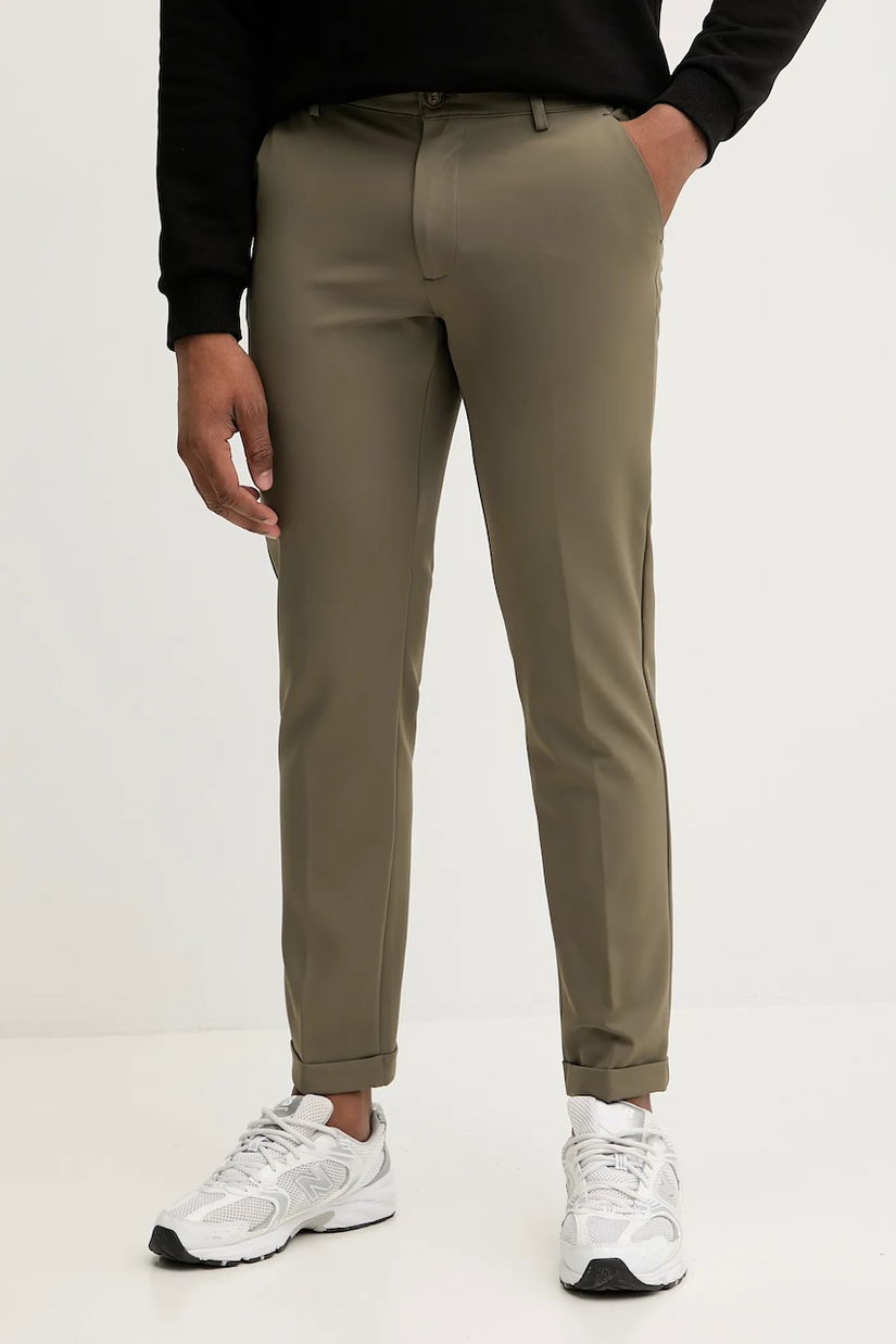 Colmar pantaloni culoarea verde, cu fason chinos, 0572.5ZS