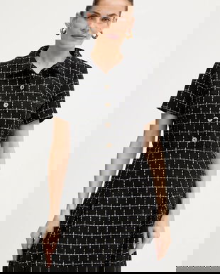 Morgan rochie culoarea negru, mini, evazați, RILMA