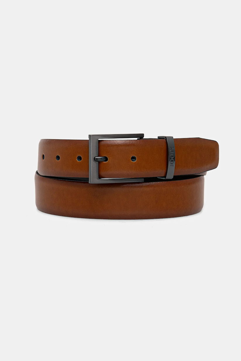 Joop! curea de piele culoarea maro, 7150