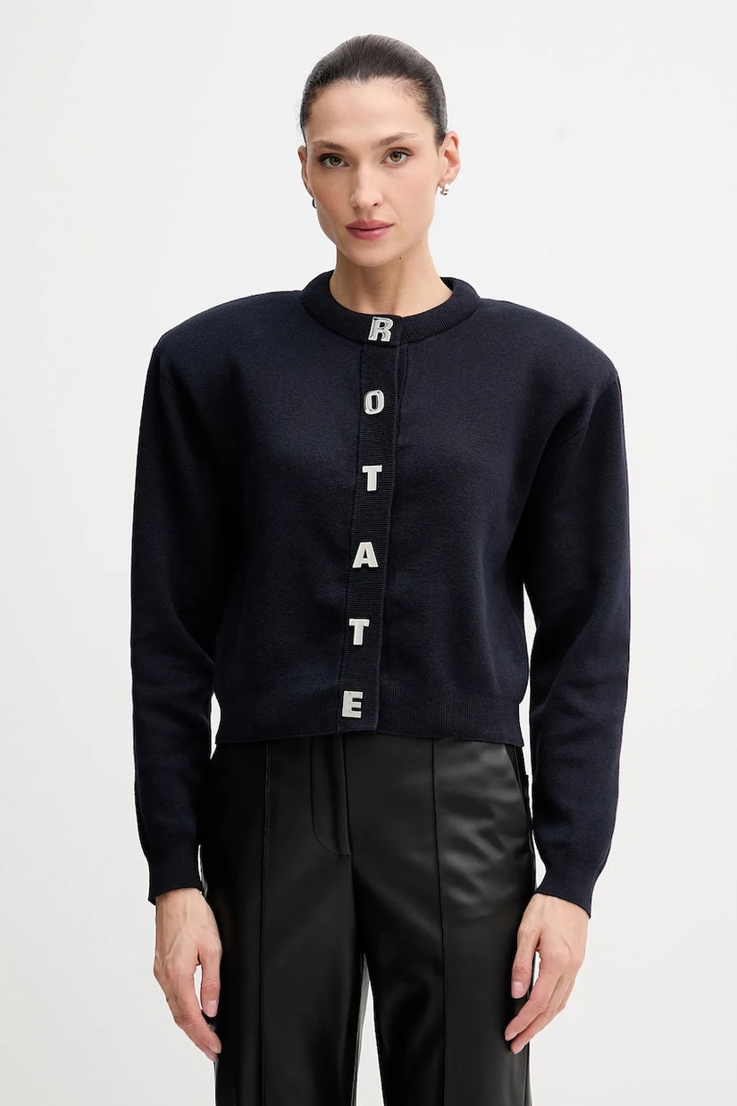 Rotate cardigan culoarea bleumarin, 1138542318