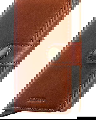 Secrid portofel de piele TEXANO culoarea maro