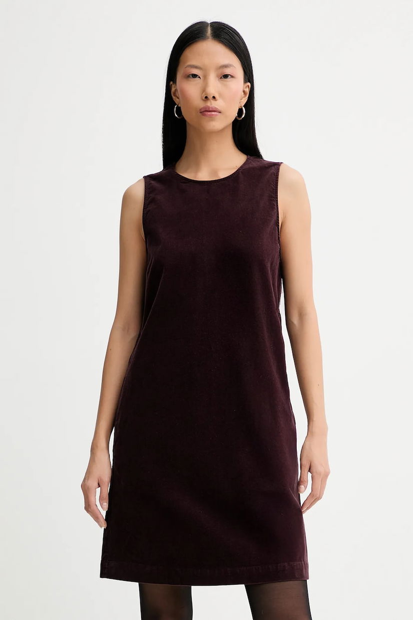 Marc O'Polo rochie de catifea culoarea roșu, mini, evazați, 511096821331