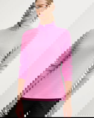 Sportalm hanorac fleece Cologne culoarea roz, uni, 300016