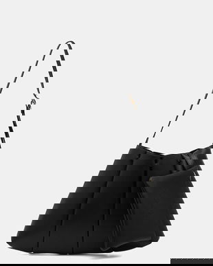 Themoire poșetă culoarea negru, TMCOHLNN1