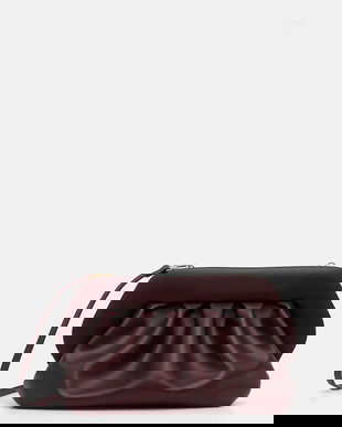 Themoire poșetă culoarea bordo, TMFW25BN120