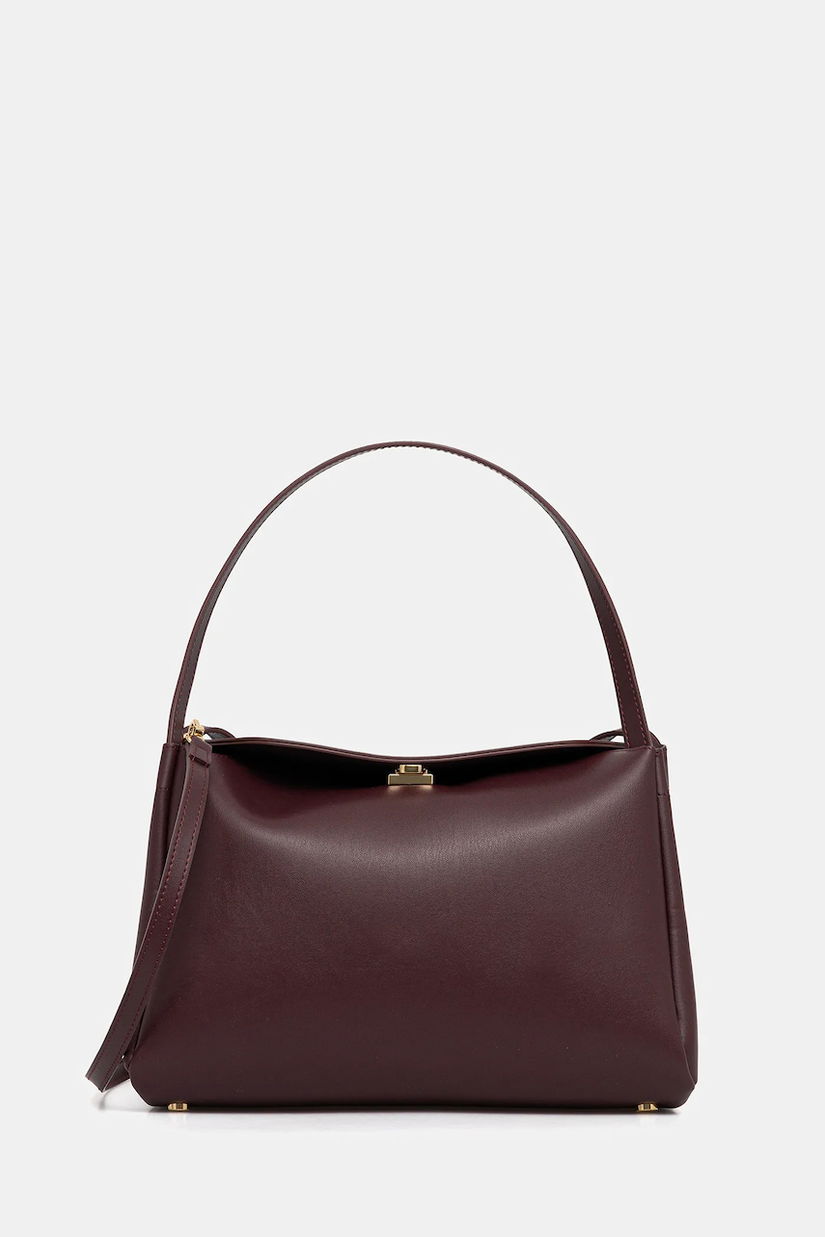 Themoire poșetă culoarea bordo, TMFW25EUDN120