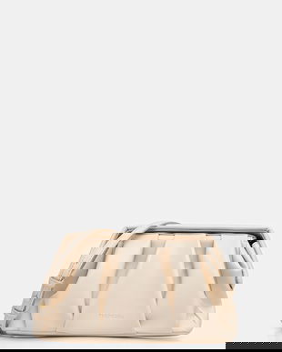 Themoire poșetă culoarea bej, TMCOAFN81