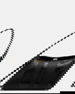 Themoire poșetă culoarea negru, TMFW25EUDSTN1