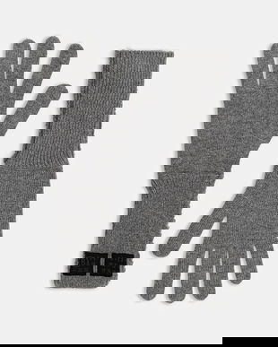 MM6 Maison Margiela mănuși cu lână culoarea gri, S62TS0078.M13198.854