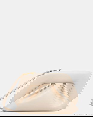 Themoire poșetă culoarea bej, TMCOGN81