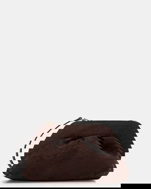 Themoire poșetă culoarea maro, TMFW25TSUE109