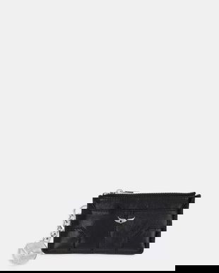 ZADIG&VOLTAIRE portofel de piele culoarea negru, LWBA02519