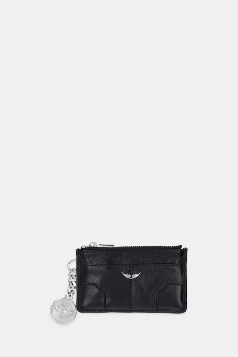 ZADIG&VOLTAIRE portofel de piele culoarea negru, LWBA02519