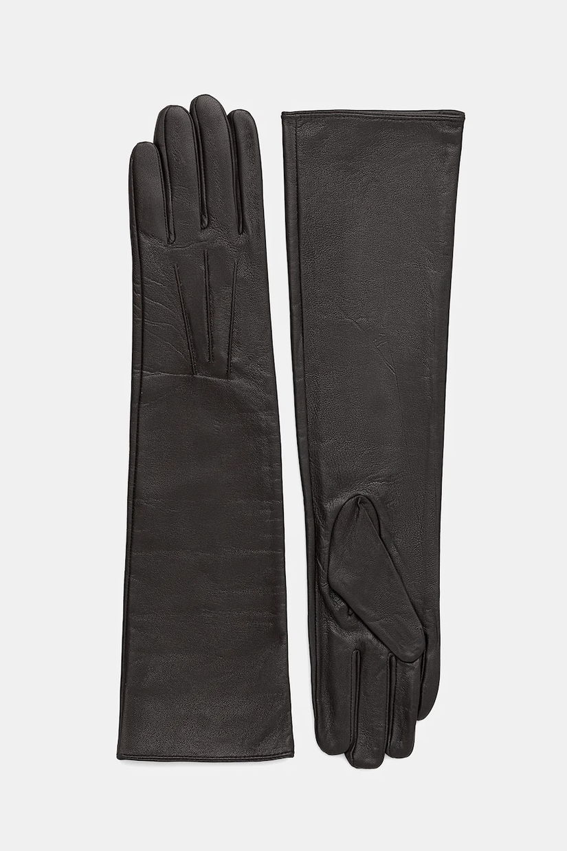 Answear.LAB manusi de piele culoarea maro