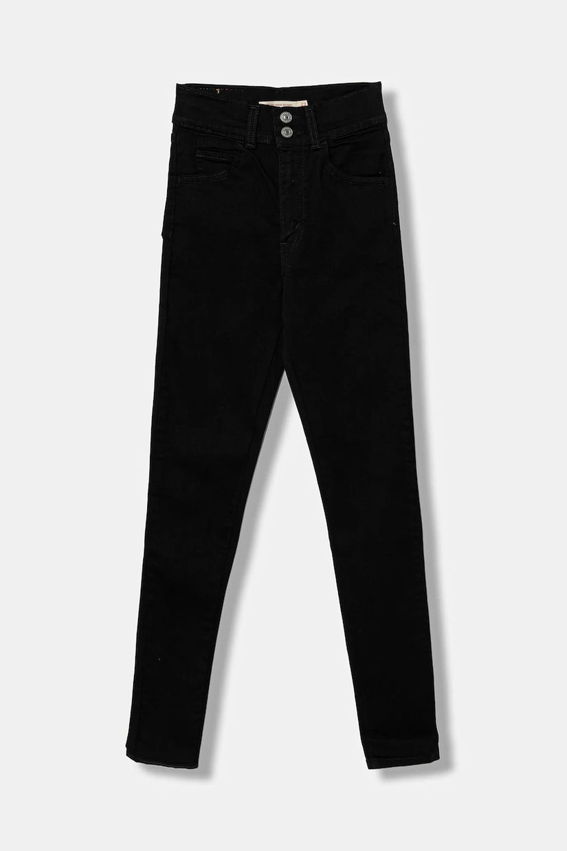 Levi's jeans RETRO HIGH SKINNY DB culoarea negru, A6593