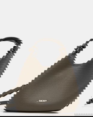 Dkny geantă PAULA culoarea maro, R53BAM60