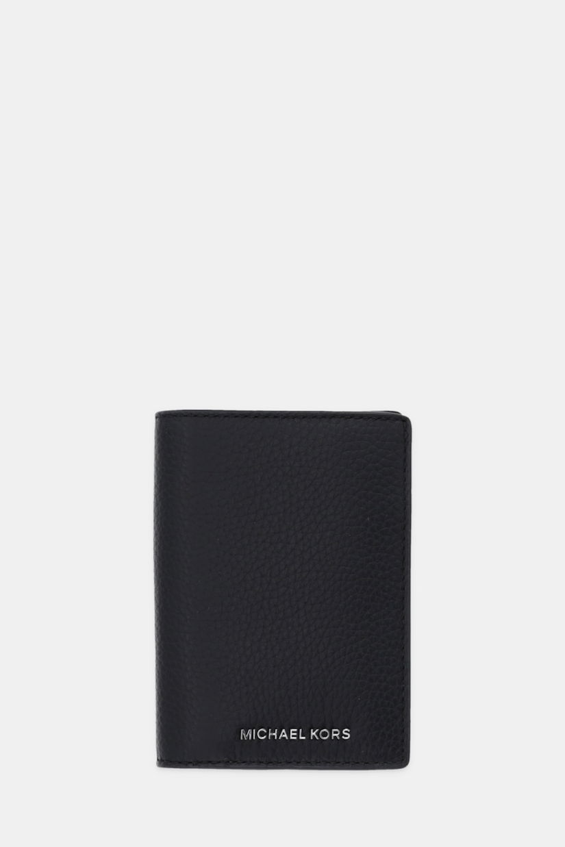Michael Kors portofel de piele culoarea negru, 39F5LHDF0L