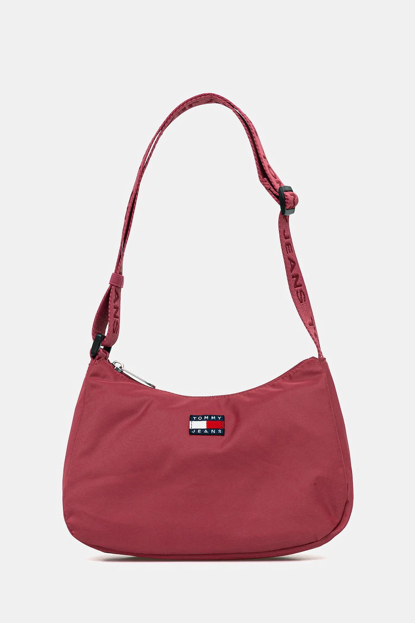 Tommy Jeans geantă culoarea alb, AW0AW17888