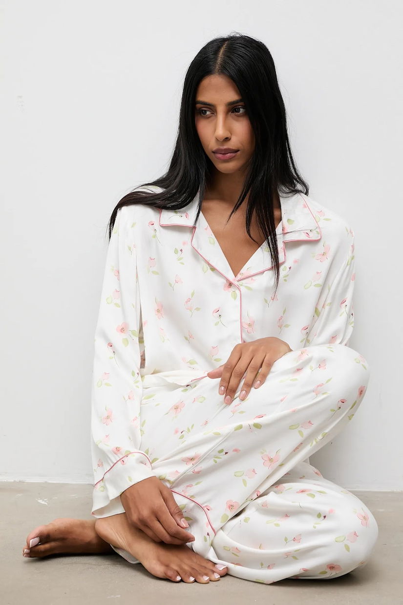 Answear.LAB pijama culoarea bej