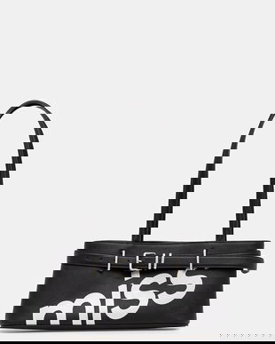 Miss Sixty geantă de mana din piele intoarsa culoarea maro, 6S3GJ81600