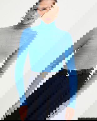 Morgan pulover MENTOS.M culoarea gri, cu guler, MENTOS.M