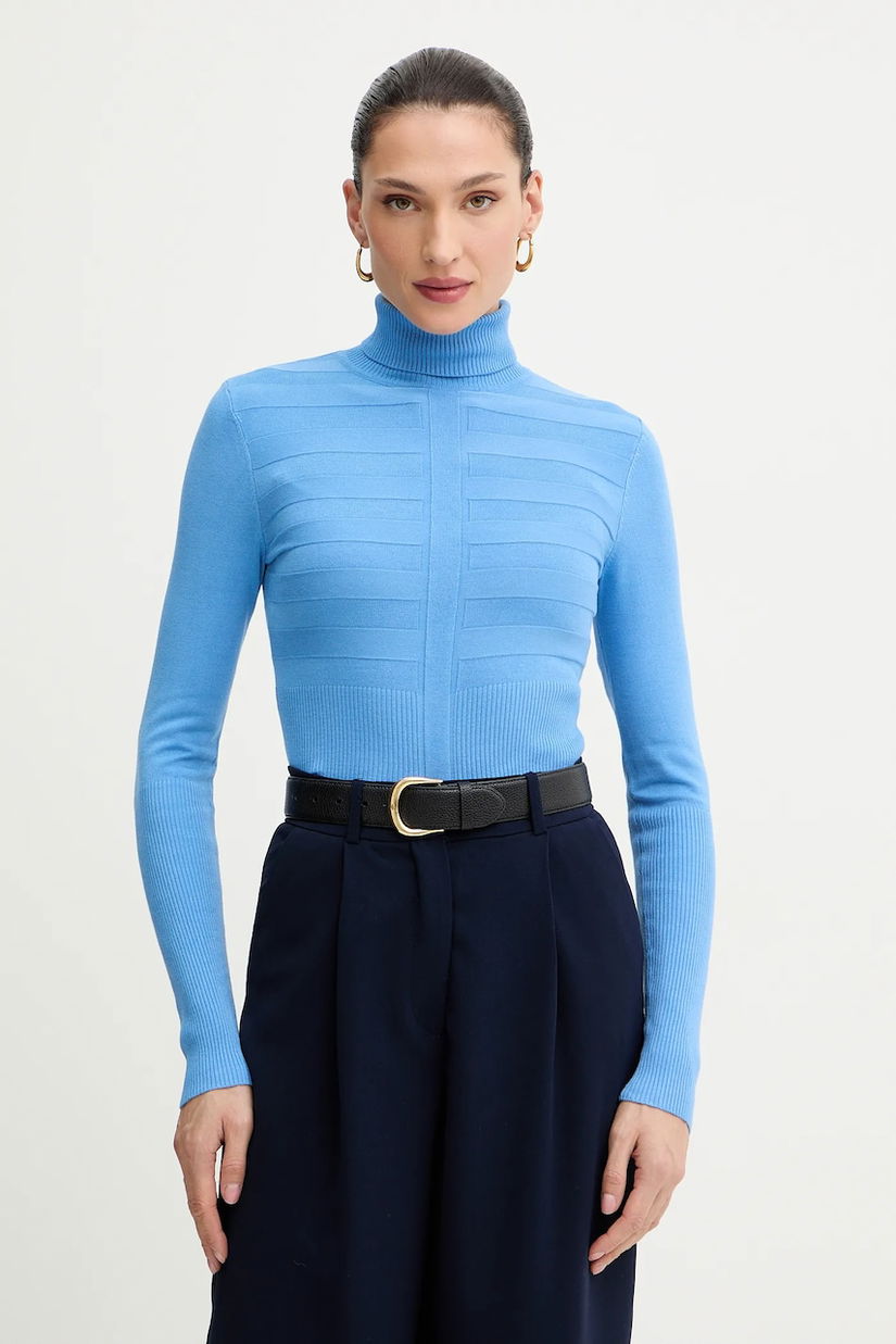 Morgan pulover MENTOS.M culoarea gri, cu guler, MENTOS.M