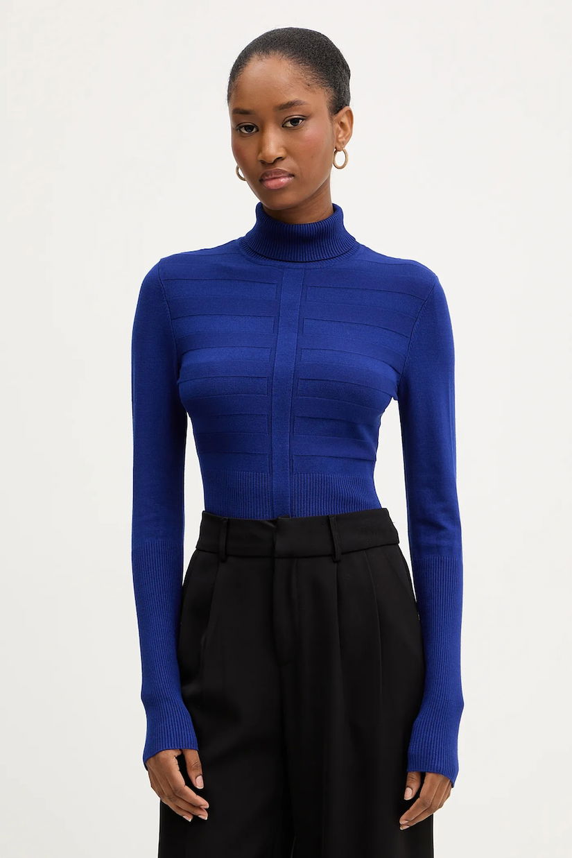 Morgan pulover MENTOS.M culoarea gri, cu guler, MENTOS.M