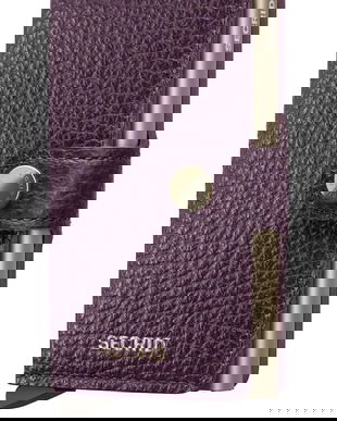 Secrid portofel de piele PEBBLE culoarea bej, MPe-Cappuccino