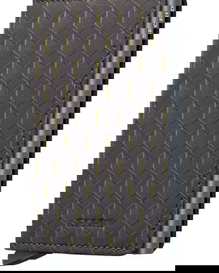 Secrid portofel de piele OPTICAL culoarea negru