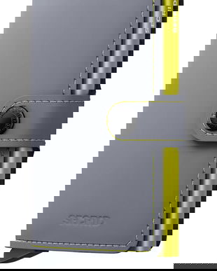 Secrid portofel de piele MATTE culoarea negru