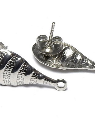 Tortite cercei din otel inoxidabil, 21x9 mm