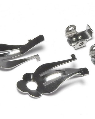 Tortite cercei din otel inoxidabil, cu clips, 21.5x9.5 mm