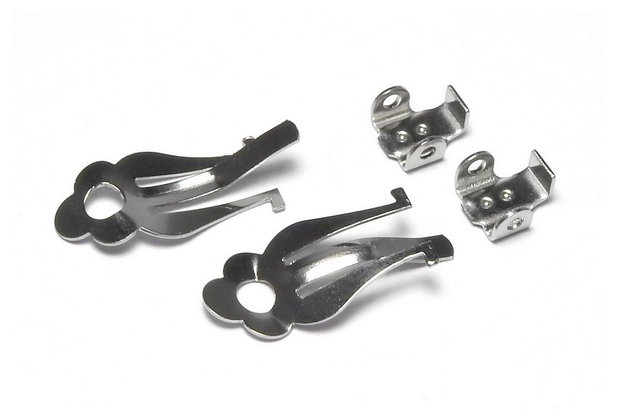 Tortite cercei din otel inoxidabil, cu clips, 21.5x9.5 mm