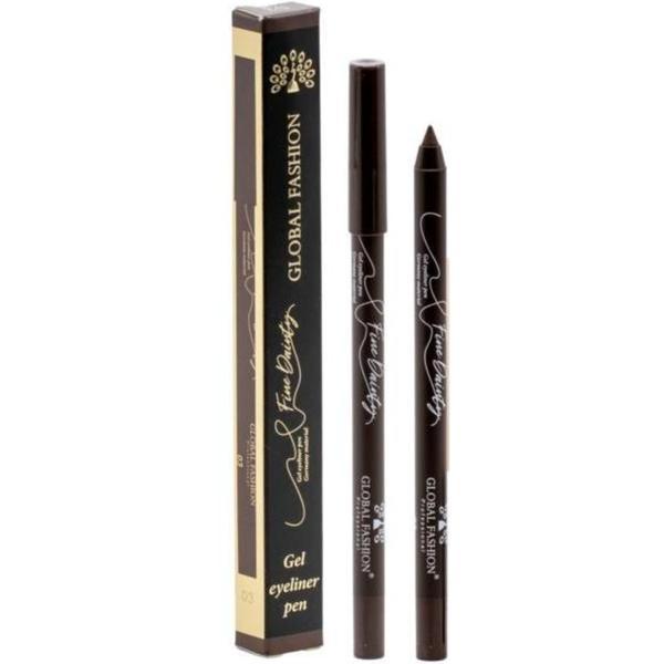 Creion-gel de ochi, Global Fashion, 03, dark brown
