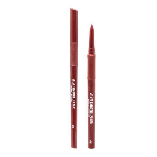 Creion-gel de buze, Global Fashion, velvet smooth lipliner, 06