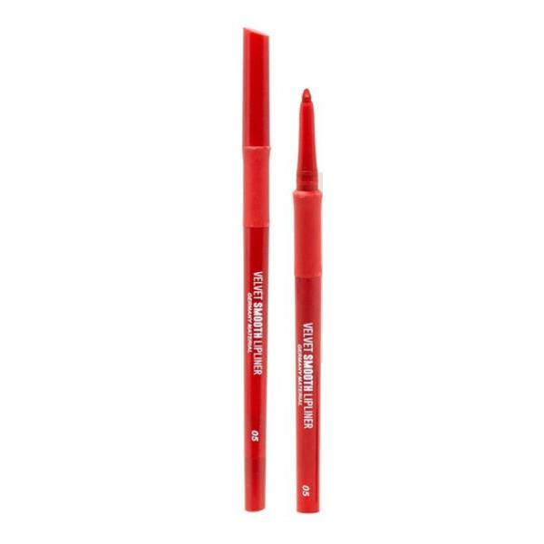 Creion-gel de buze, Global Fashion, velvet smooth lipliner, 05