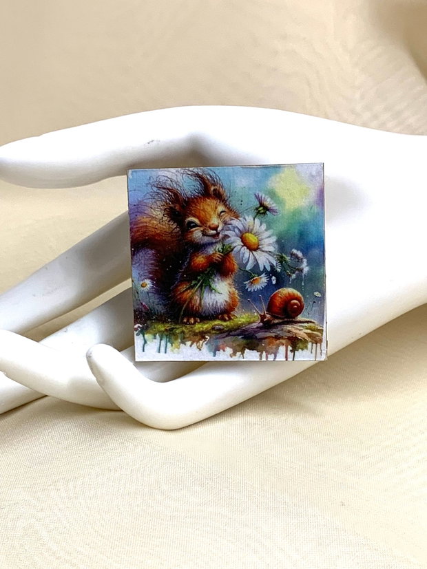 Magnet de frigider - decorat manual 01059